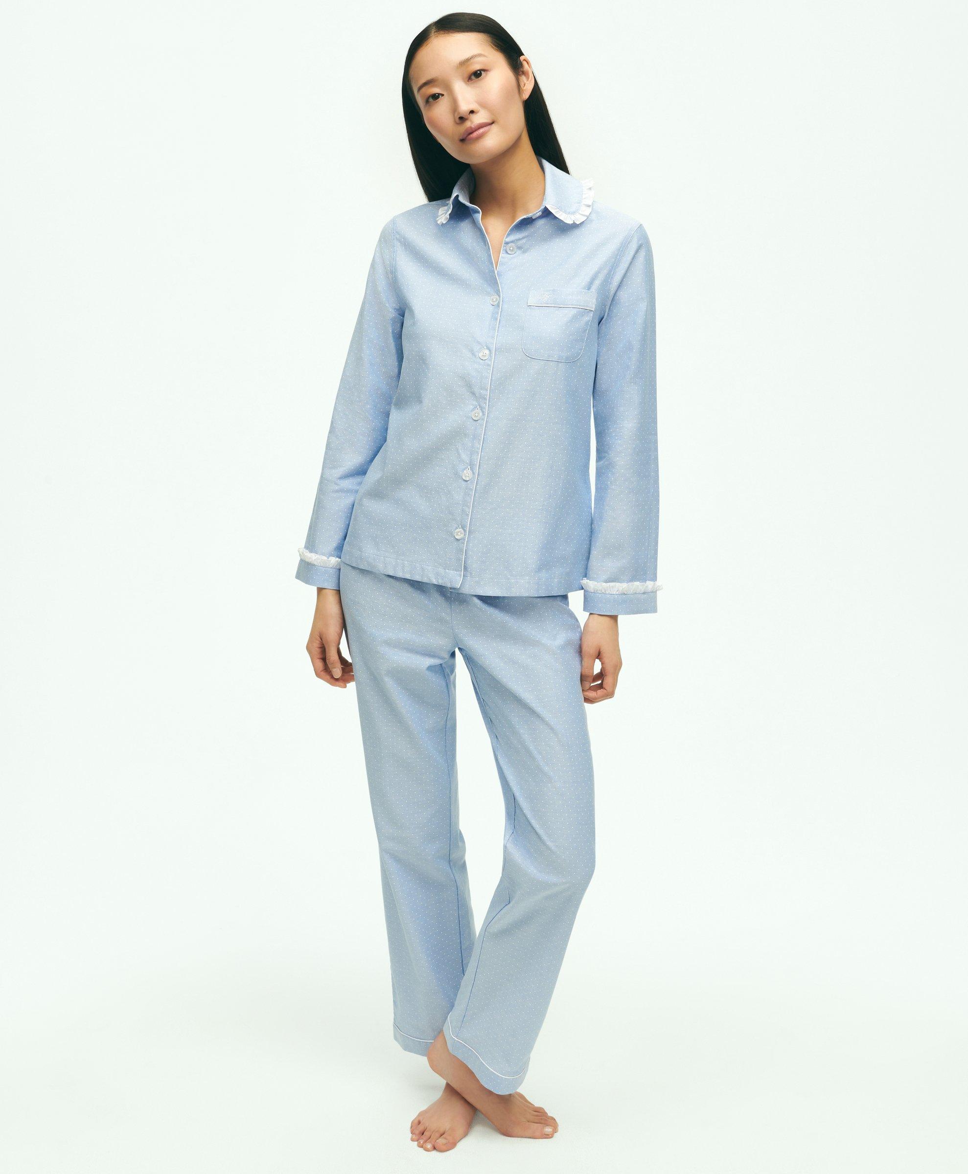 Piped Trim Pajama Shirt