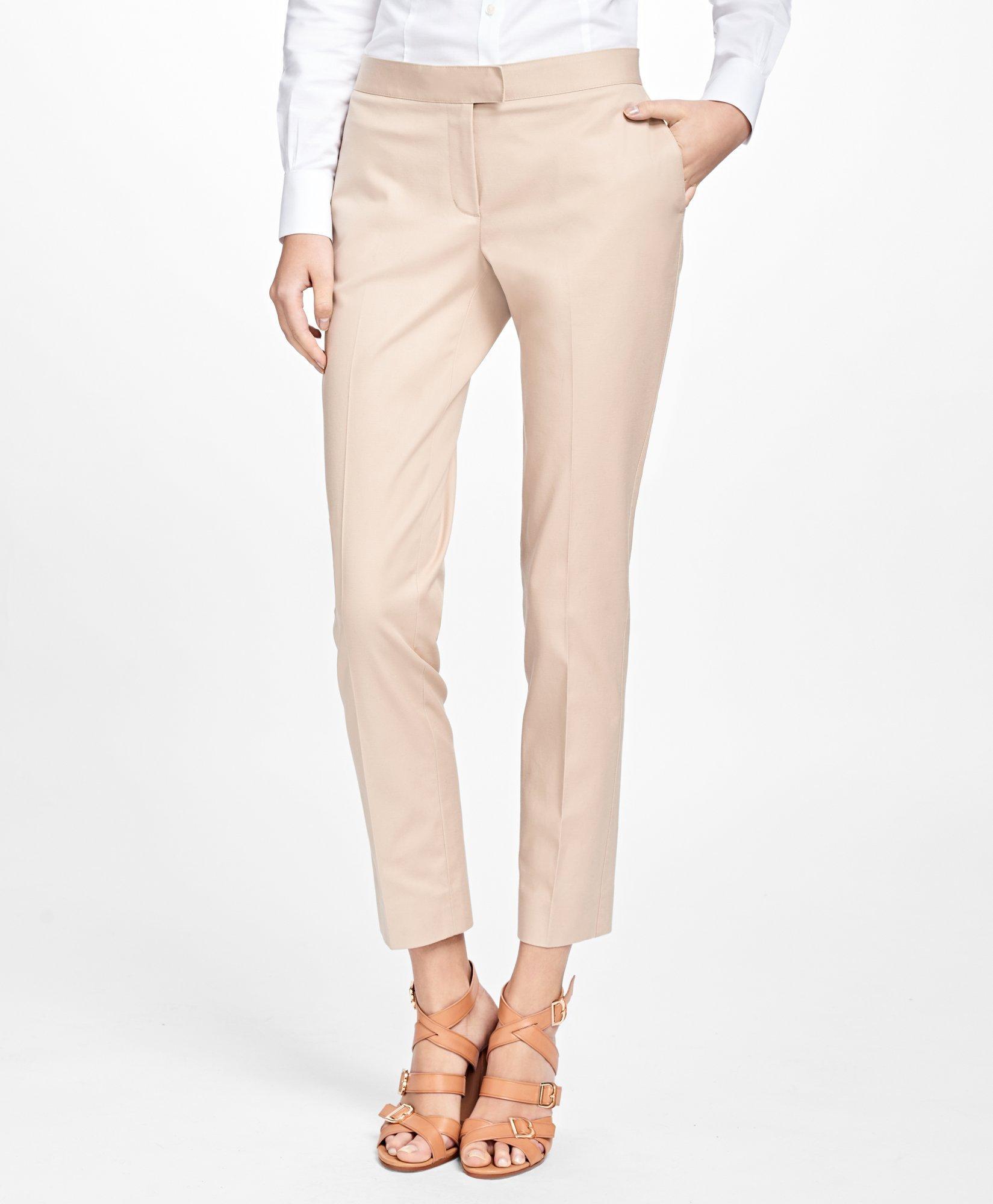 Brooks Brothers Flat-front Stretch Advantage Chino Pants | Khaki | Size 16