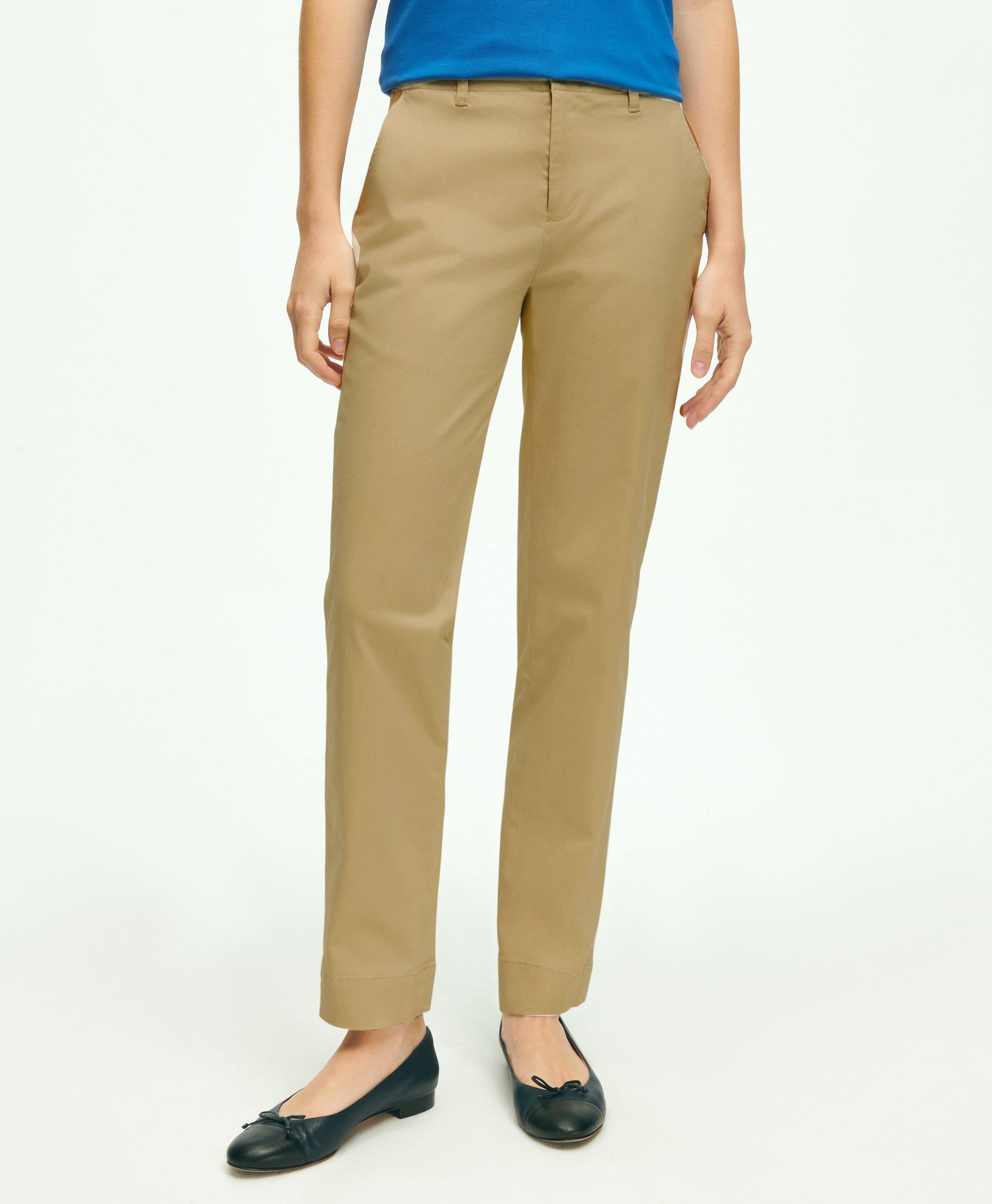 Cotton Twill Wide-Leg Sailor Pants