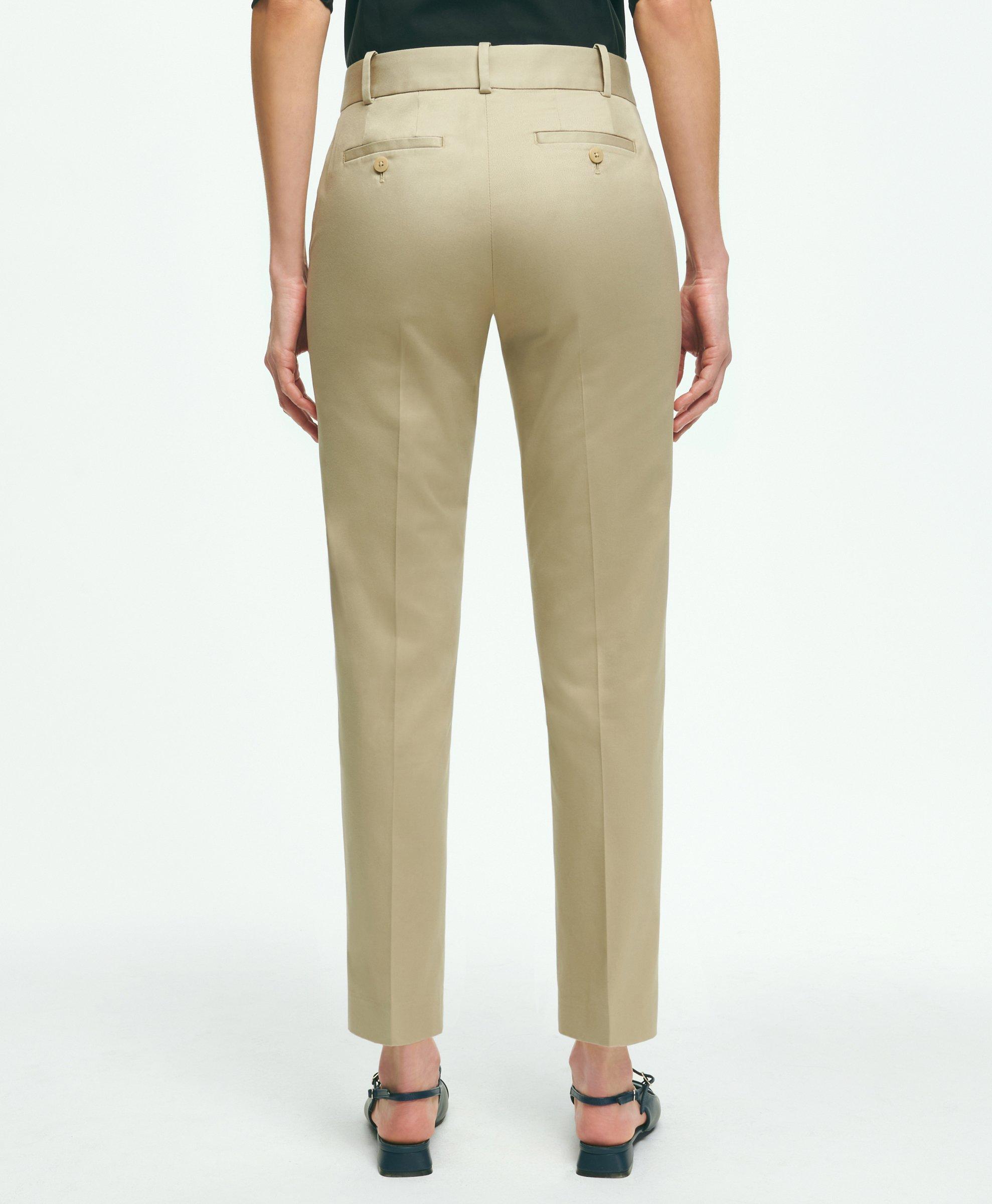 Pantalon Chino Brooks Brothers – Beige Khaki – Taille W34/L30 – Coupe Slim Milano