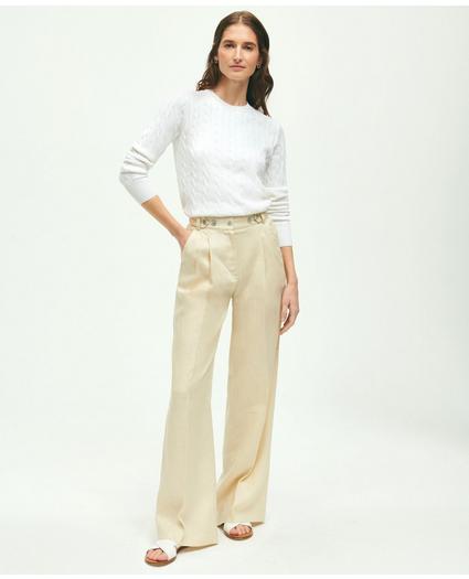 Womens Linen Pants | Brooks Brothers