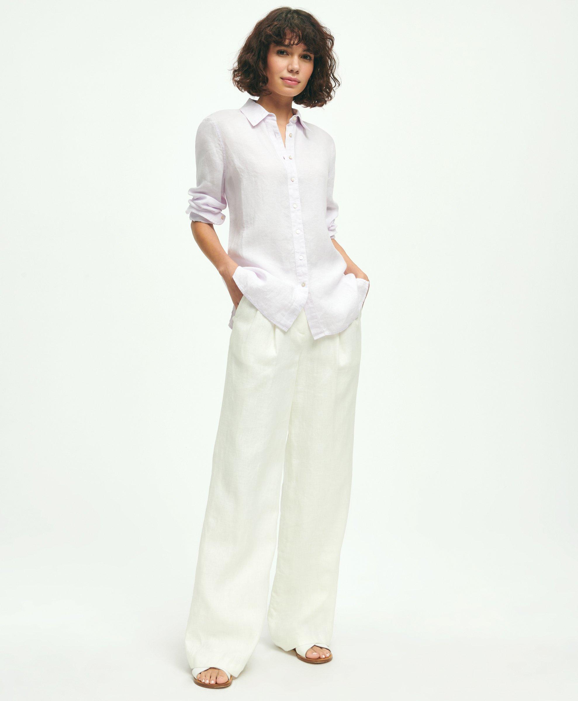 Brooks brothers linen on sale pants