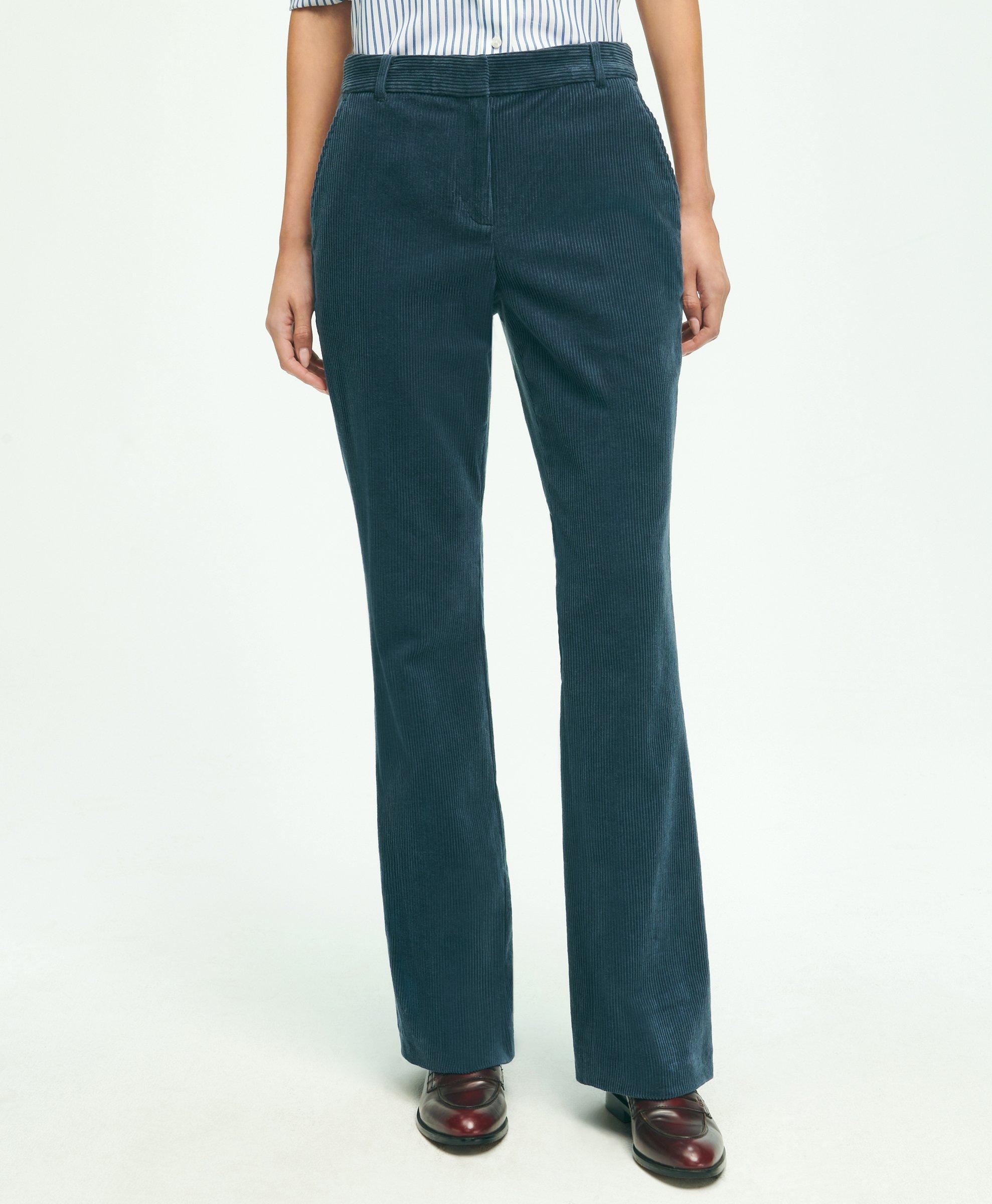 Cotton Wide-Wale Corduroy Trousers