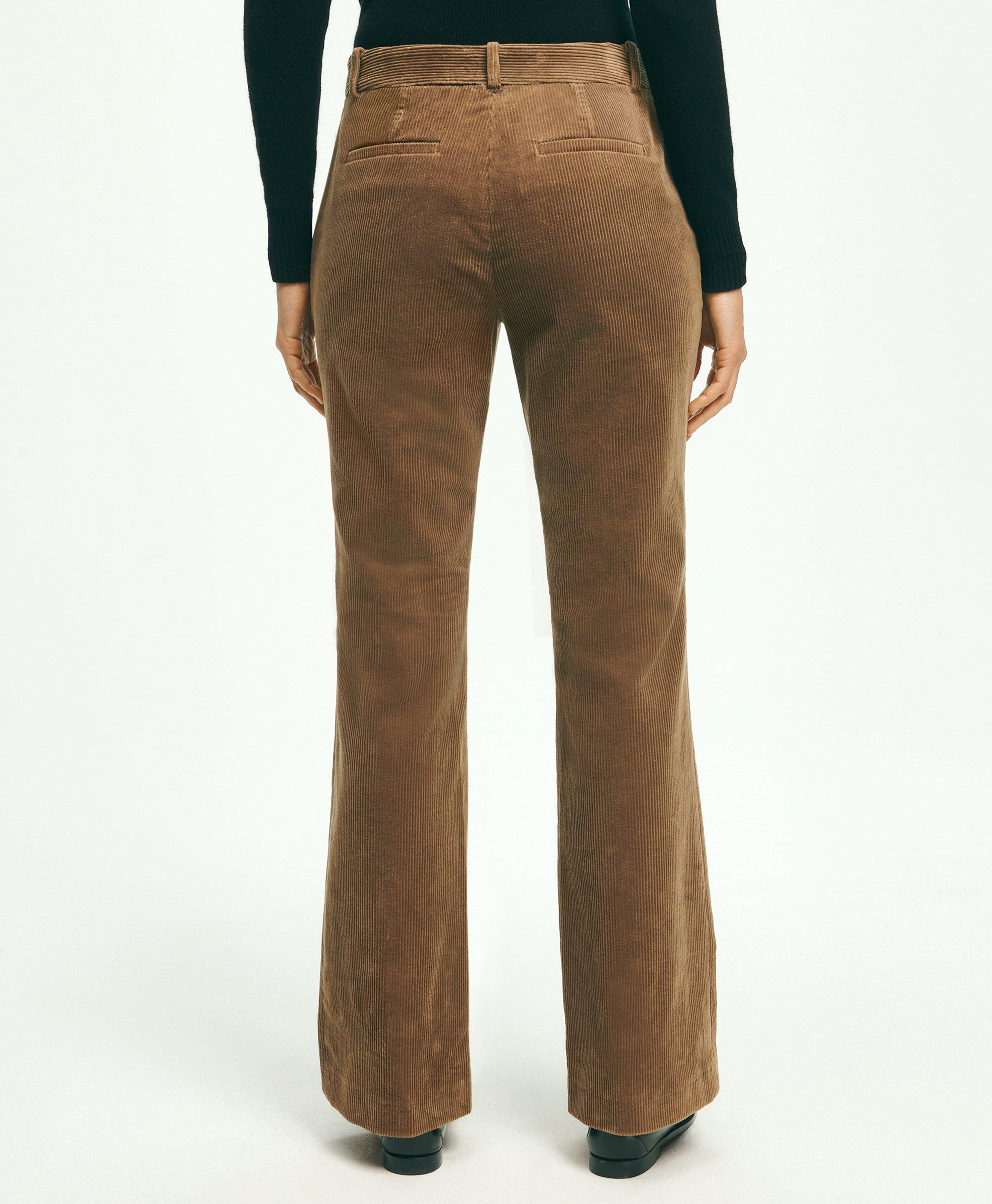 Cotton Wide-Wale Corduroy Trousers