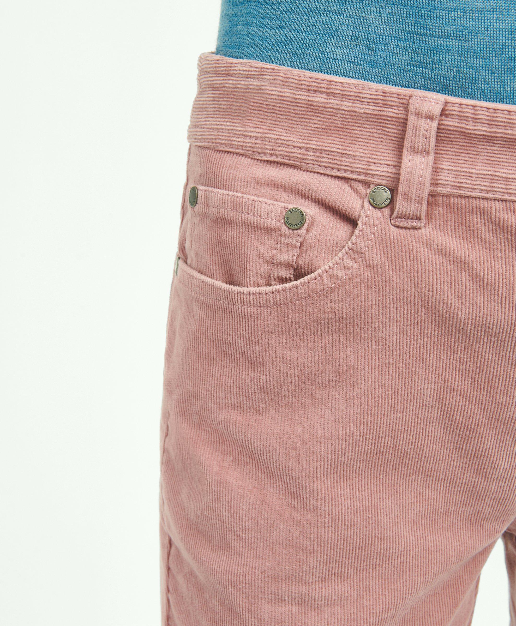Stretch Cotton Corduroy 5-Pocket Pants