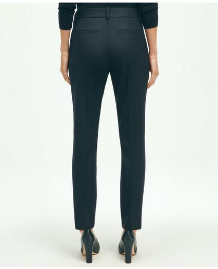 Stretch Wool Cropped Pants