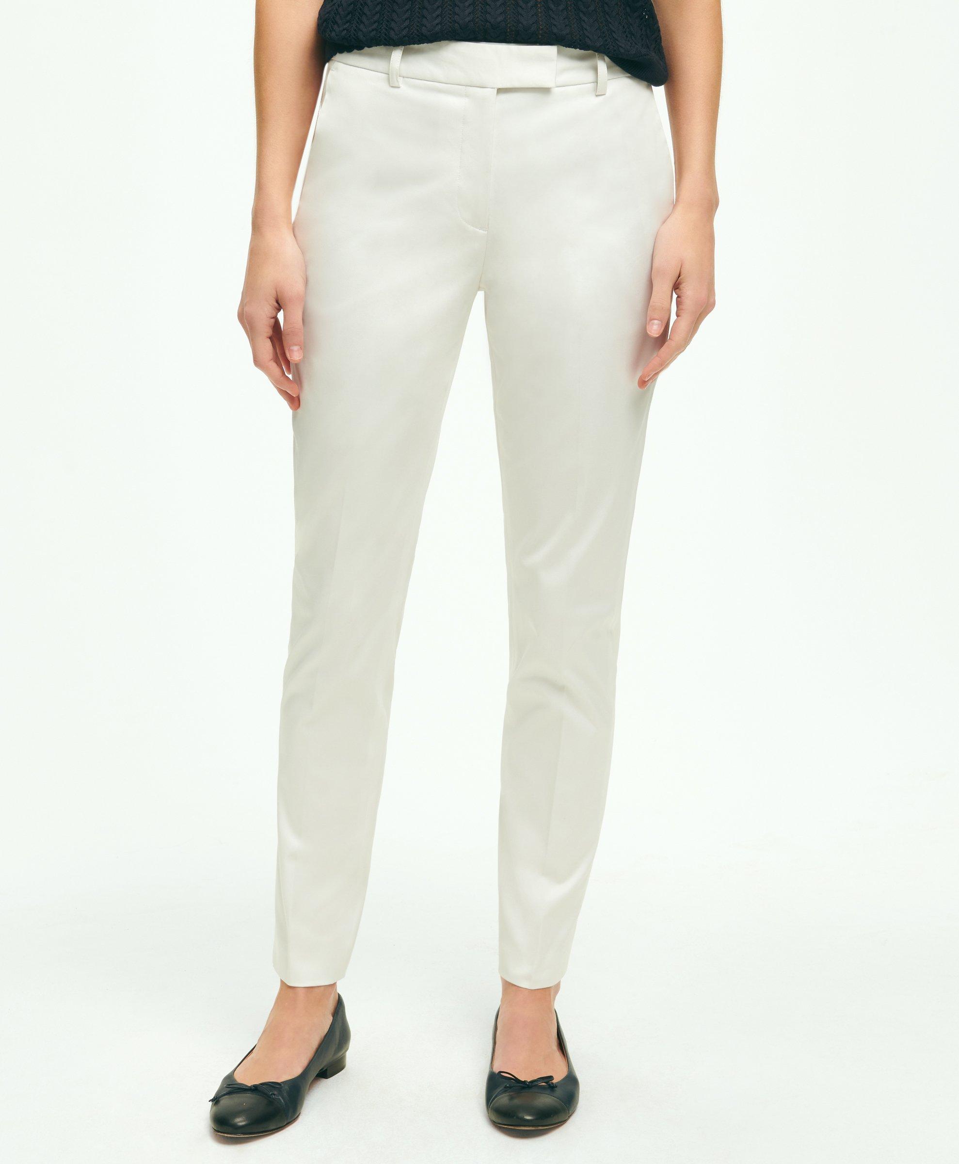 Cotton Twill Wide-Leg Sailor Pants