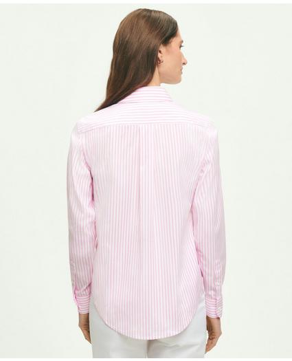 Classic-Fit Non-Iron Stretch Supima Cotton Bengal Stripe Dress Shirt