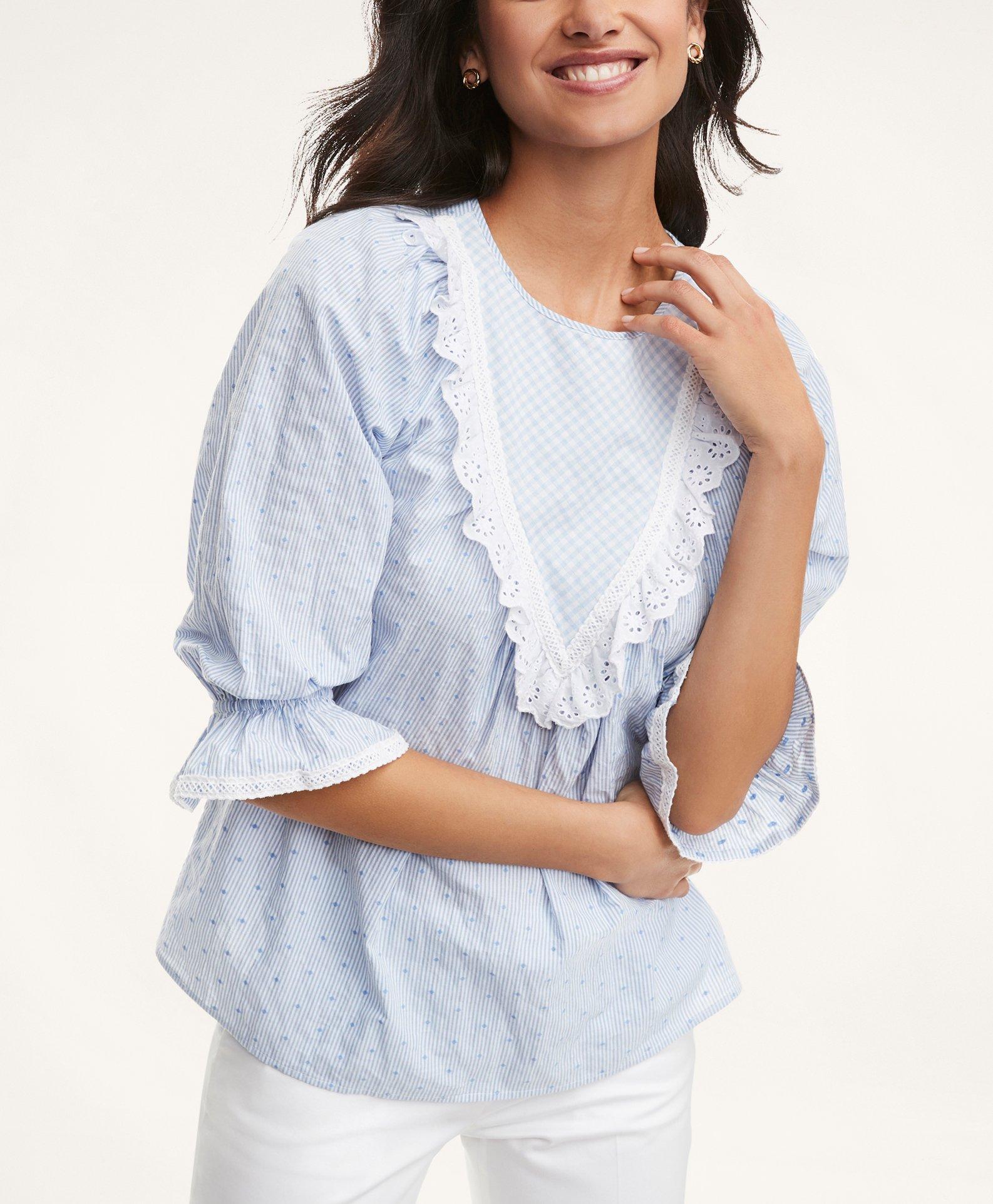 Dressy cotton outlet blouses