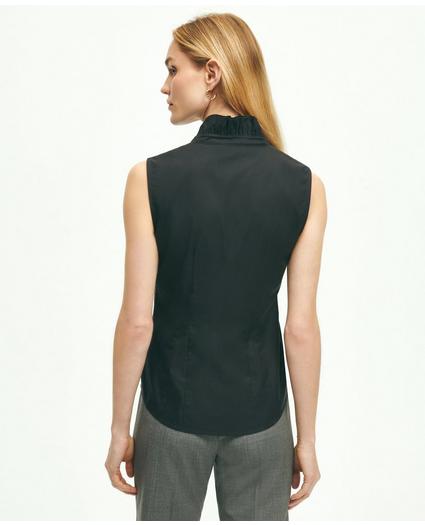 Non-Iron Stretch Supima Cotton Ruffle Dress Shirt