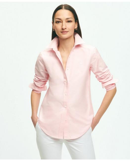 Brooks Brothers Classic-fit Cotton Oxford Shirt | Pink | Size 16