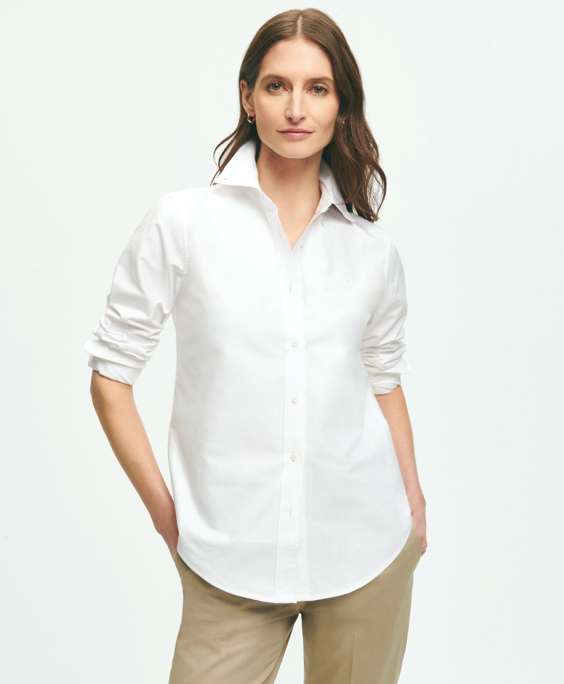 White formal clearance shirt female