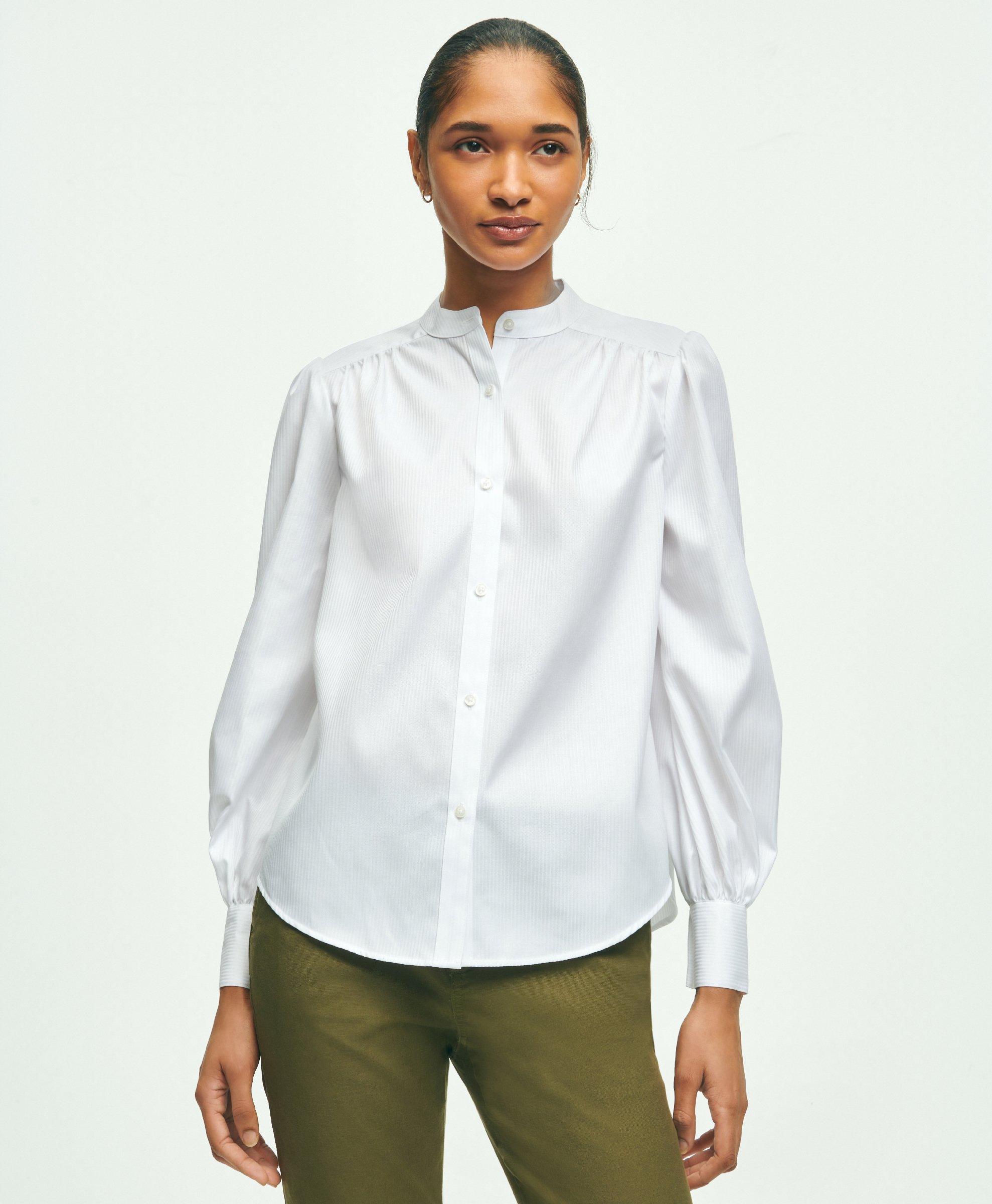 100% Cotton Blouses | Brooks Brothers