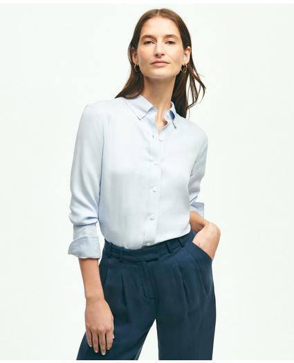 Soft Icons Button-Down Blouse