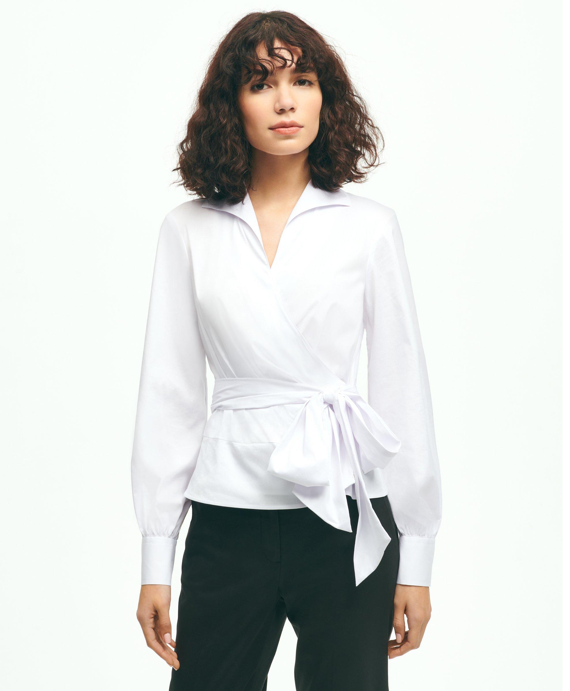 Dressy Wrap Top | Brooks Brothers