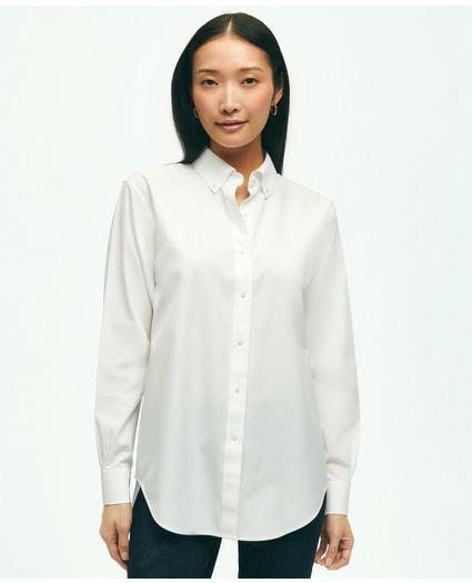 Relaxed Fit Stretch Supima Cotton Non-Iron Dress Shirt