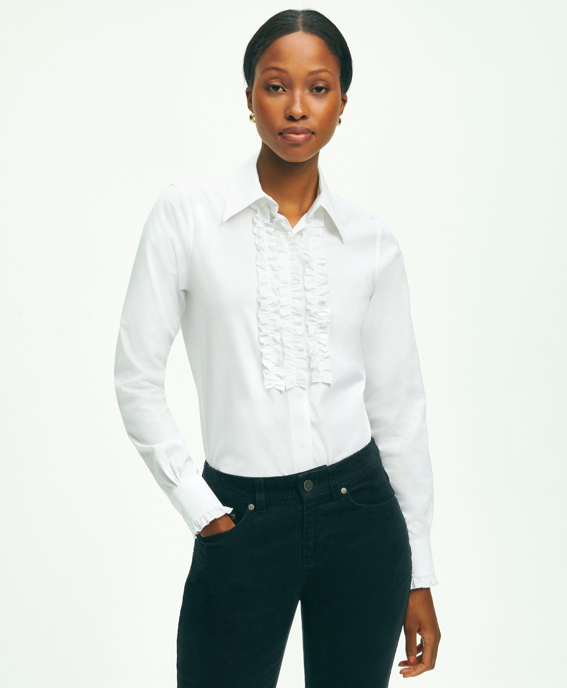 Womens dress hotsell blouses for work