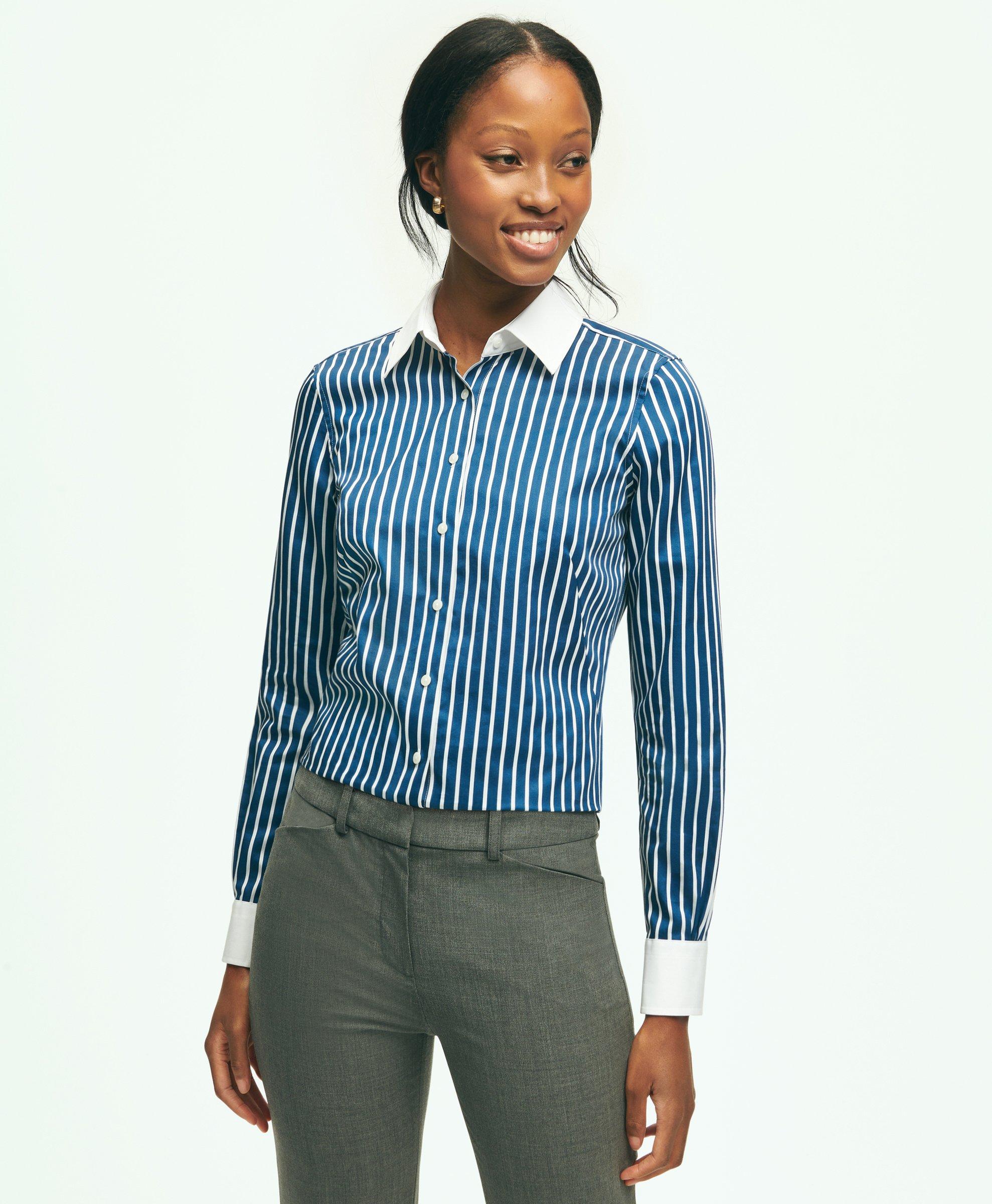 Women's cotton store dress shirts