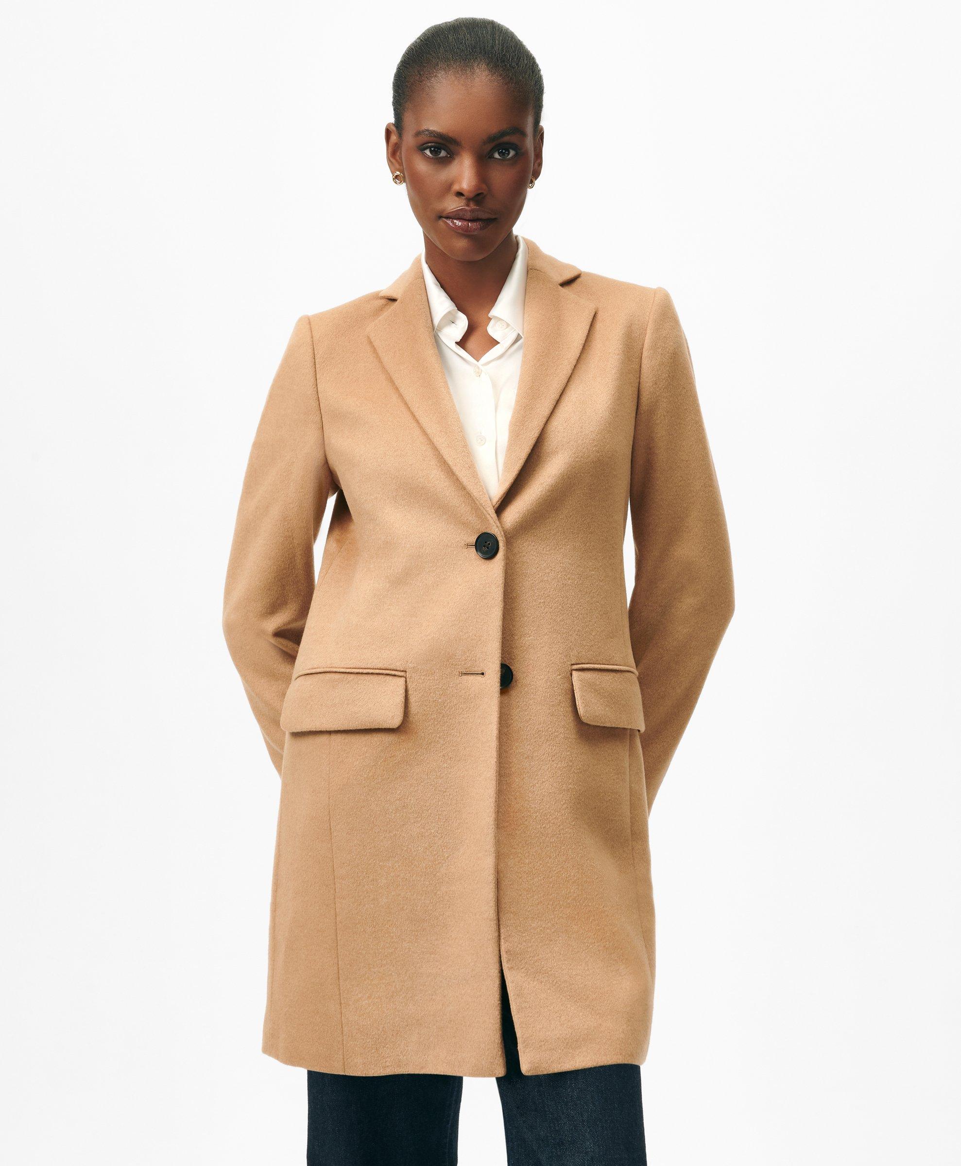 Camel wool hot sale peacoat women's