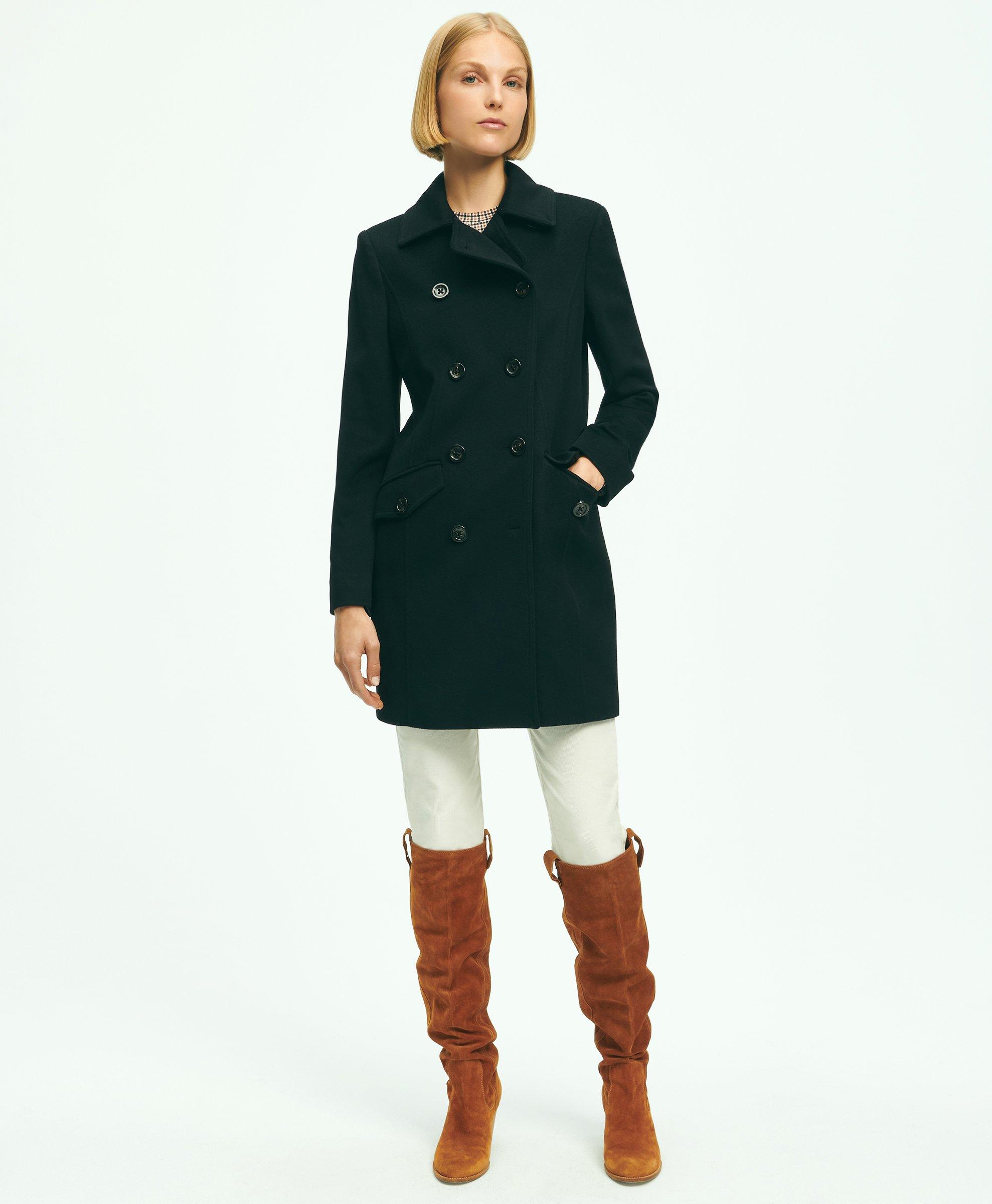 A line outlet peacoat