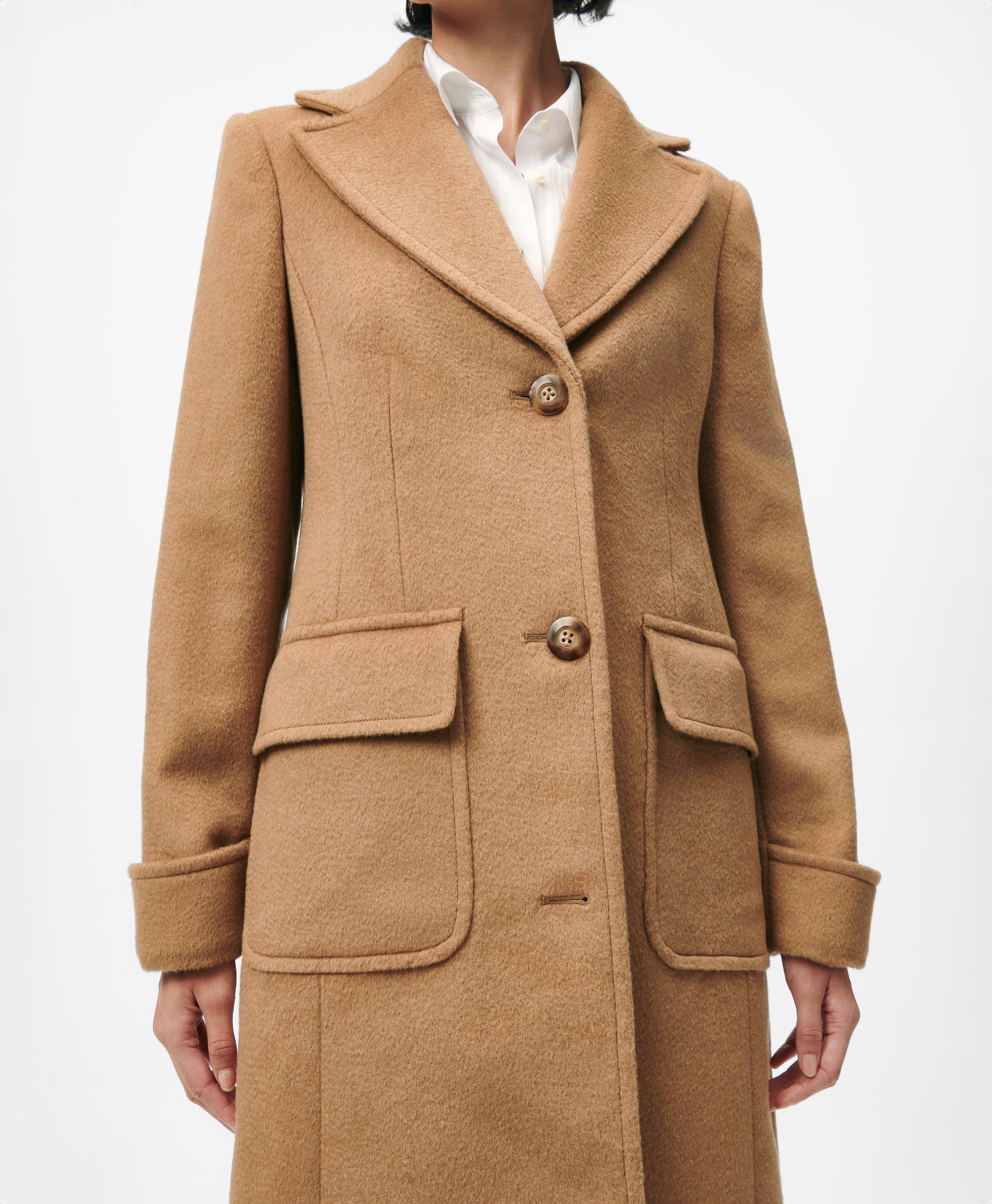 Camel hair car outlet coat