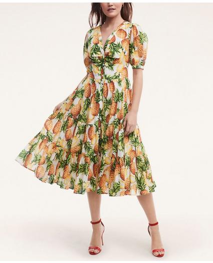 Cotton Pineapple Print Dress