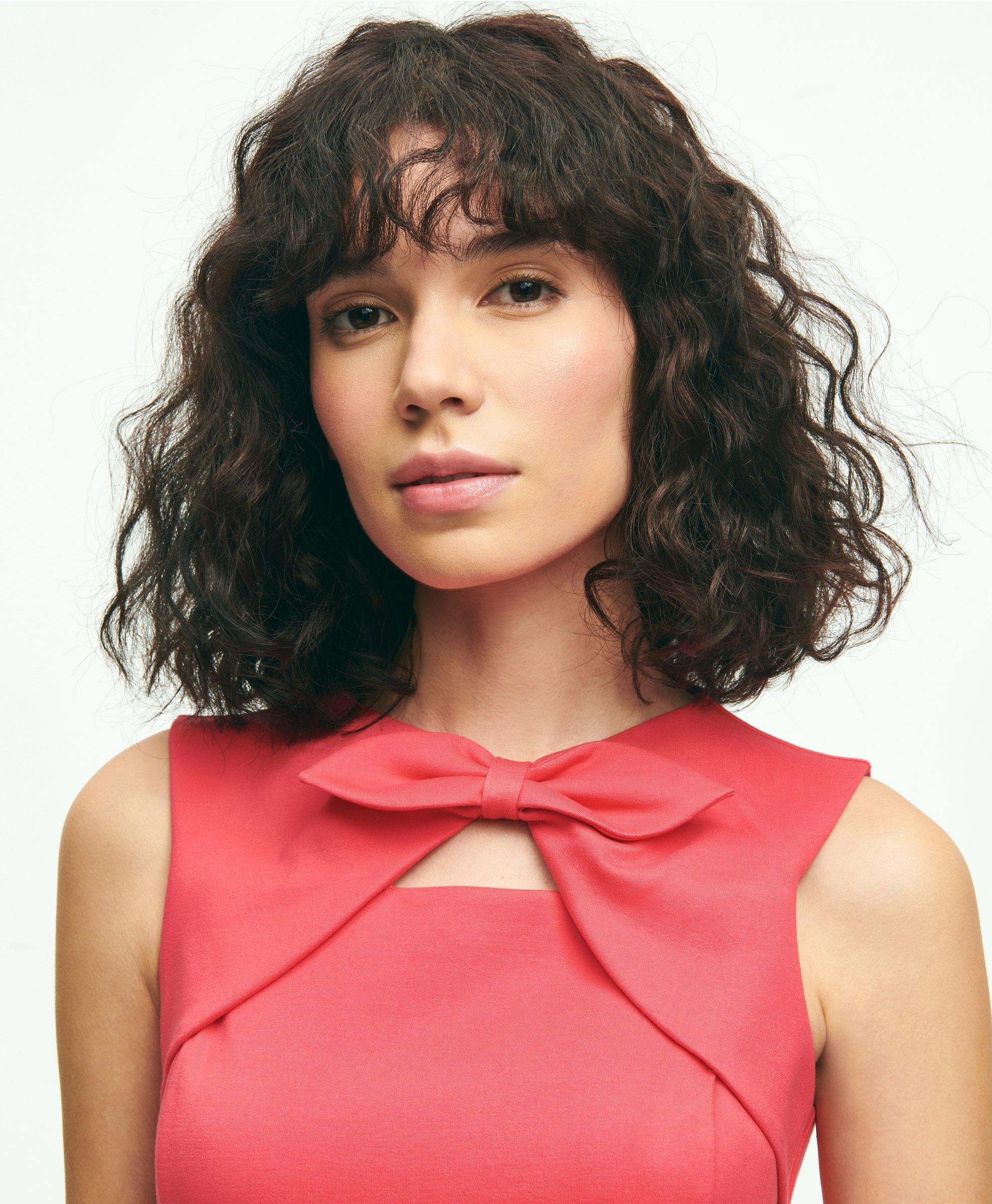 Ponte Cut-Out Sheath Dress