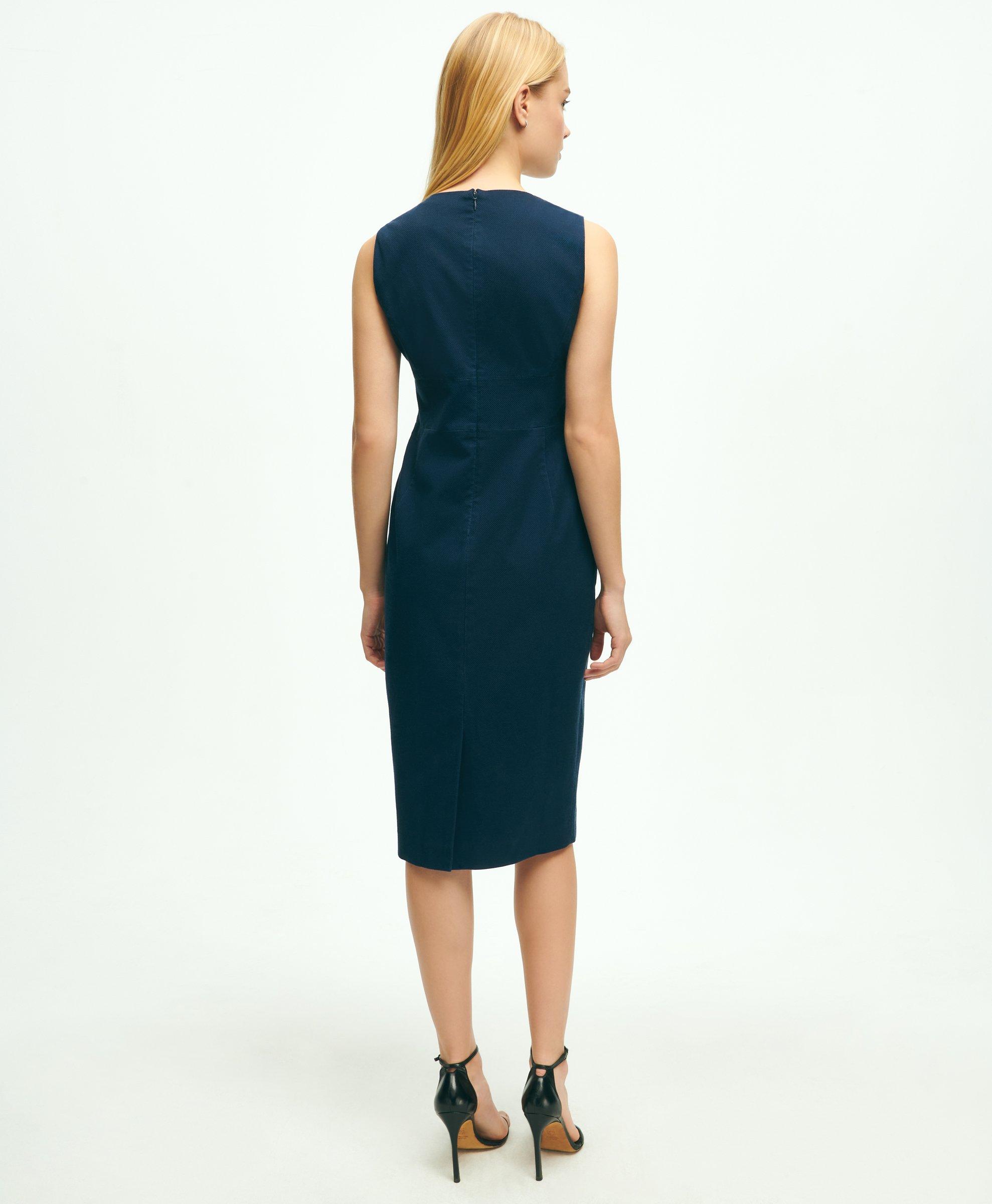 The Essential Brooks Brothers Stretch Wool Sheath Dress