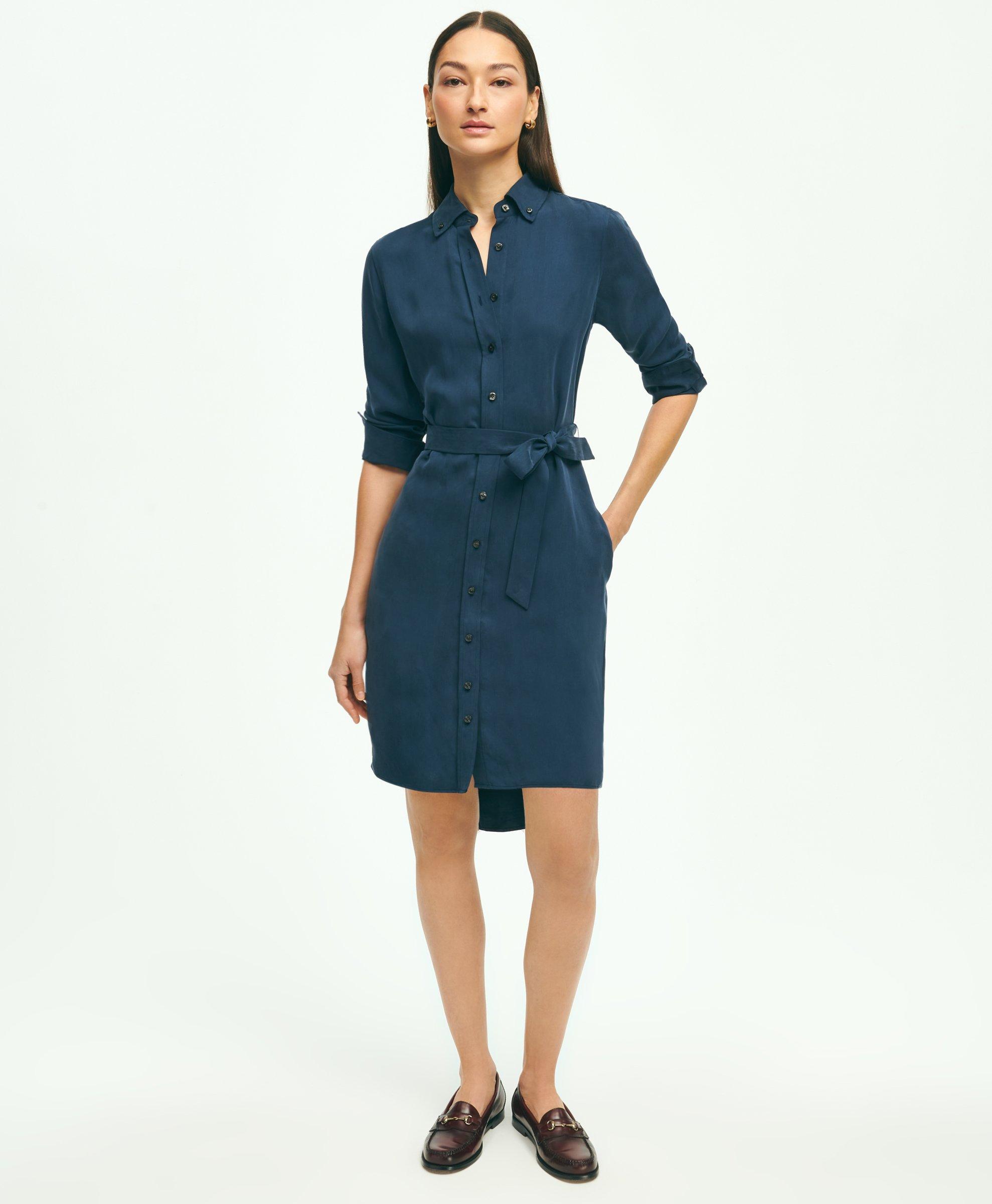 Brooks brothers 2024 blue dress