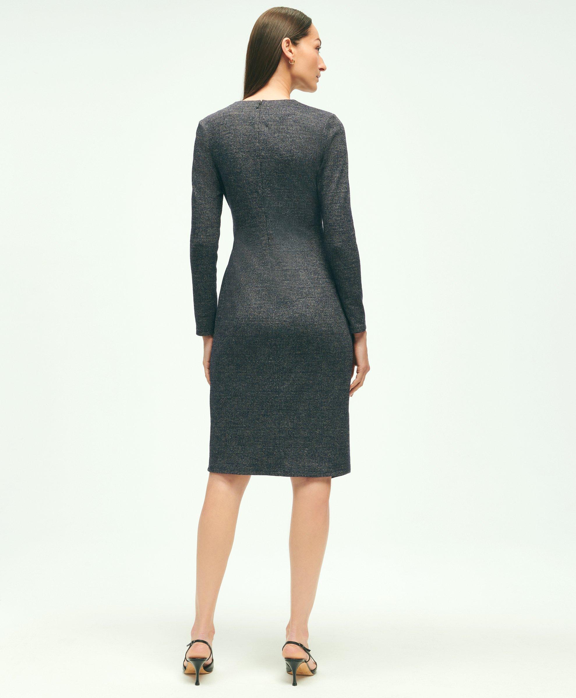 Cotton Wool Blend Glenn Plaid Dress