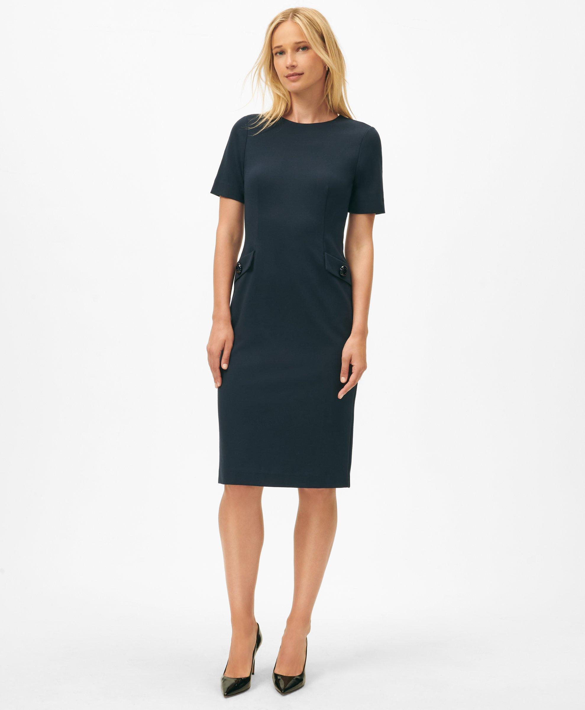 Below the knee sheath dress best sale