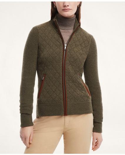 Merino Wool Zip Sweater Jacket
