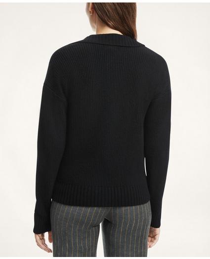 Merino Wool Cashmere Blend Sweater Jacket