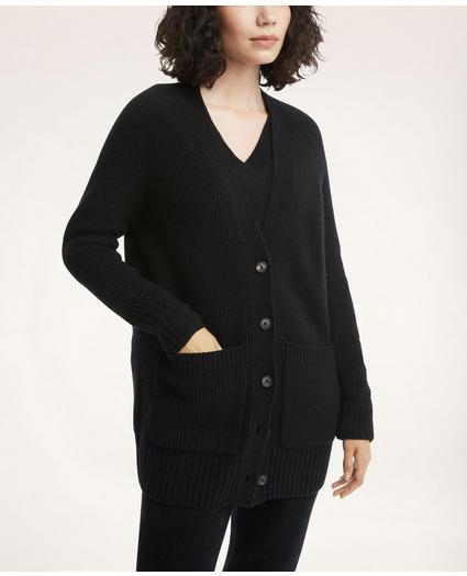 Merino Wool Cashmere Cardigan Sweater