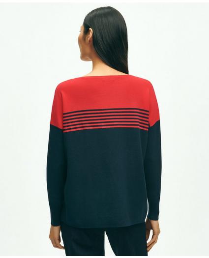 Striped Relaxed Hem Sweater