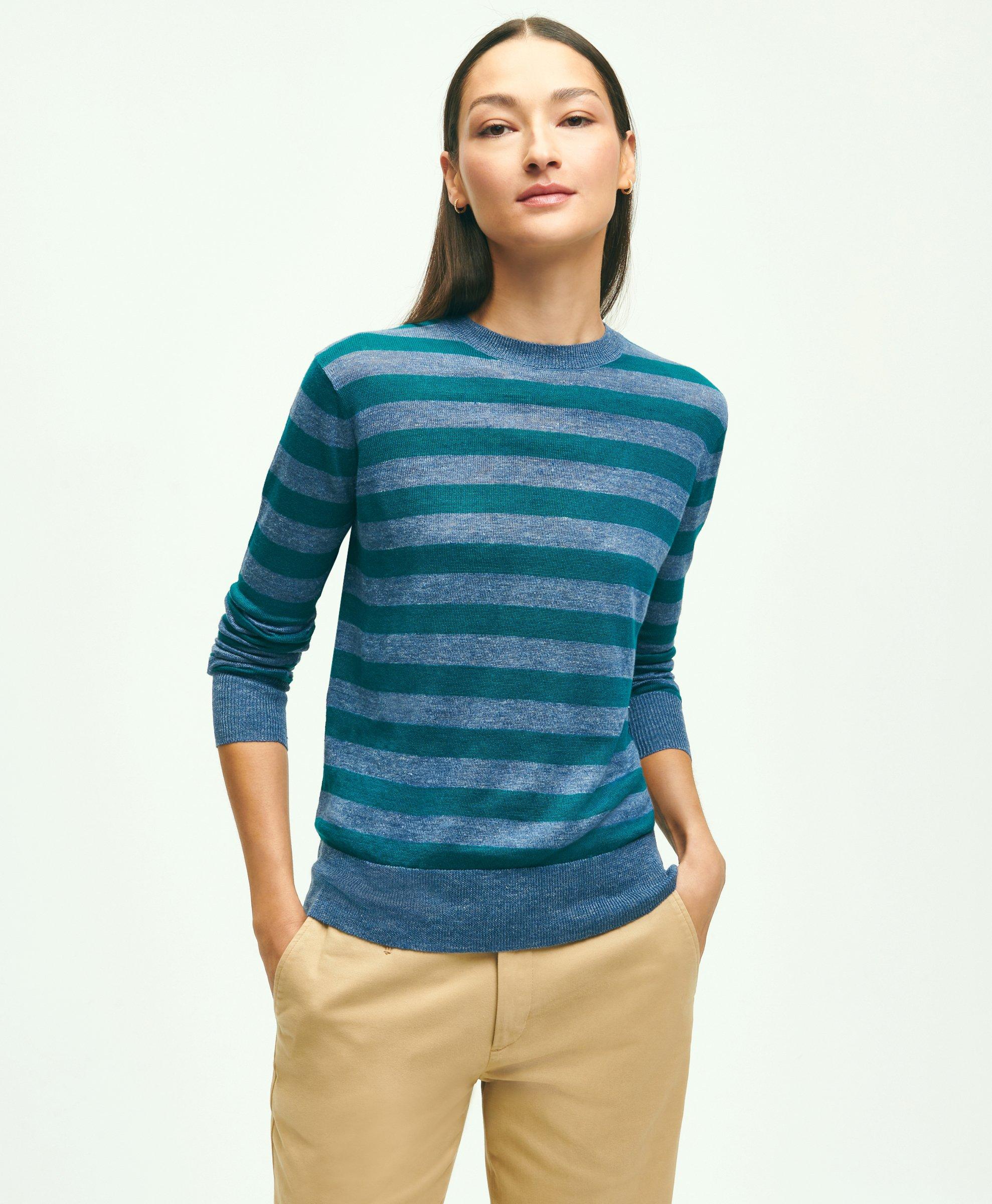 Brooks brothers striped sweater sale