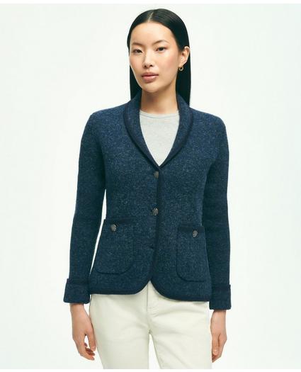 Wool Shawl Collar Sweater Jacket