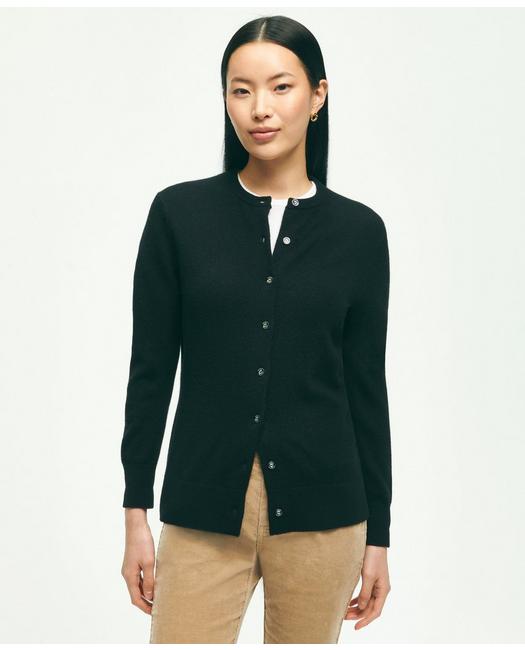 Brooks Brothers Cashmere Cardigan Sweater | Black | Size Xs