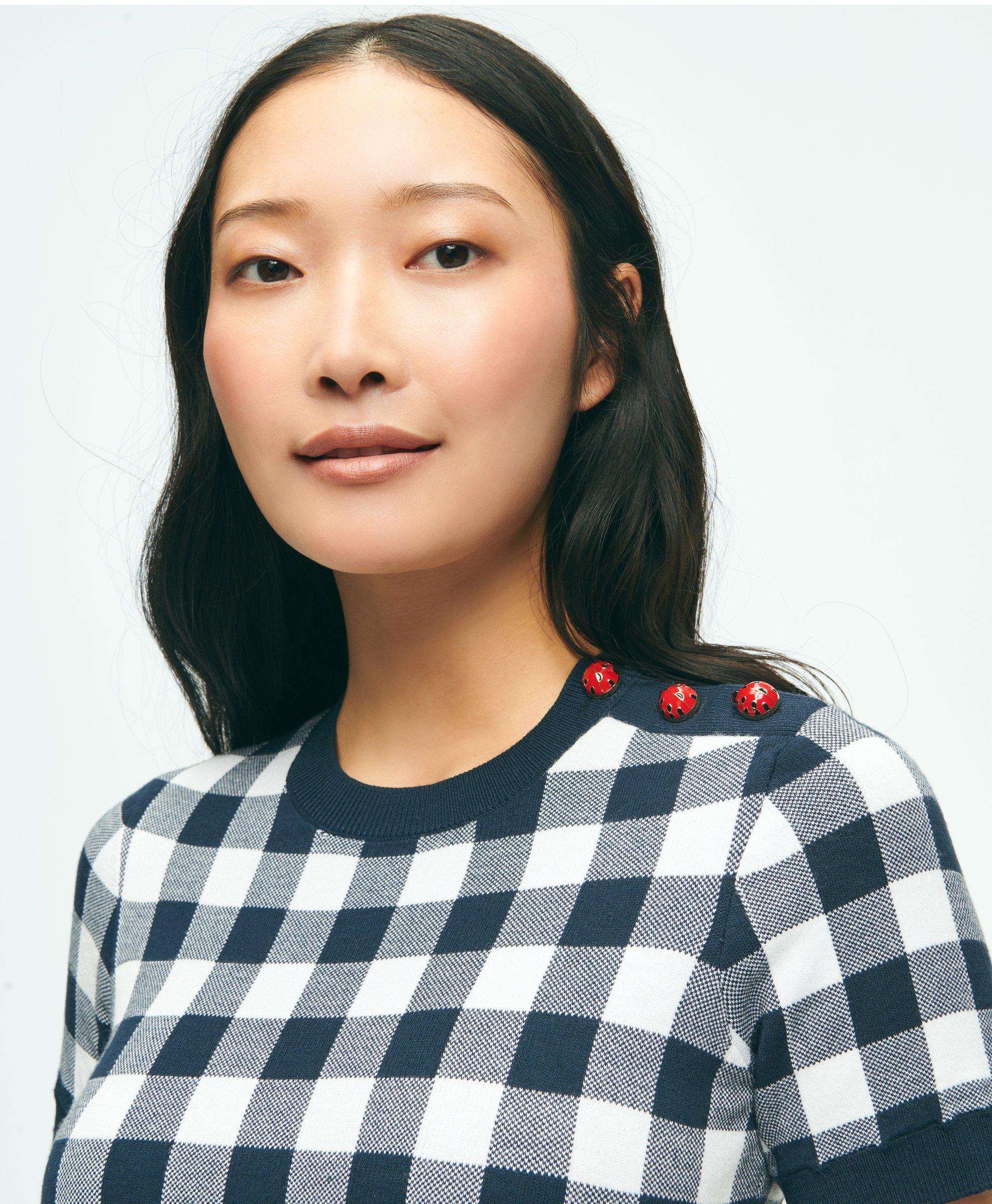 Berry Sweet Gingham Top main image 1
