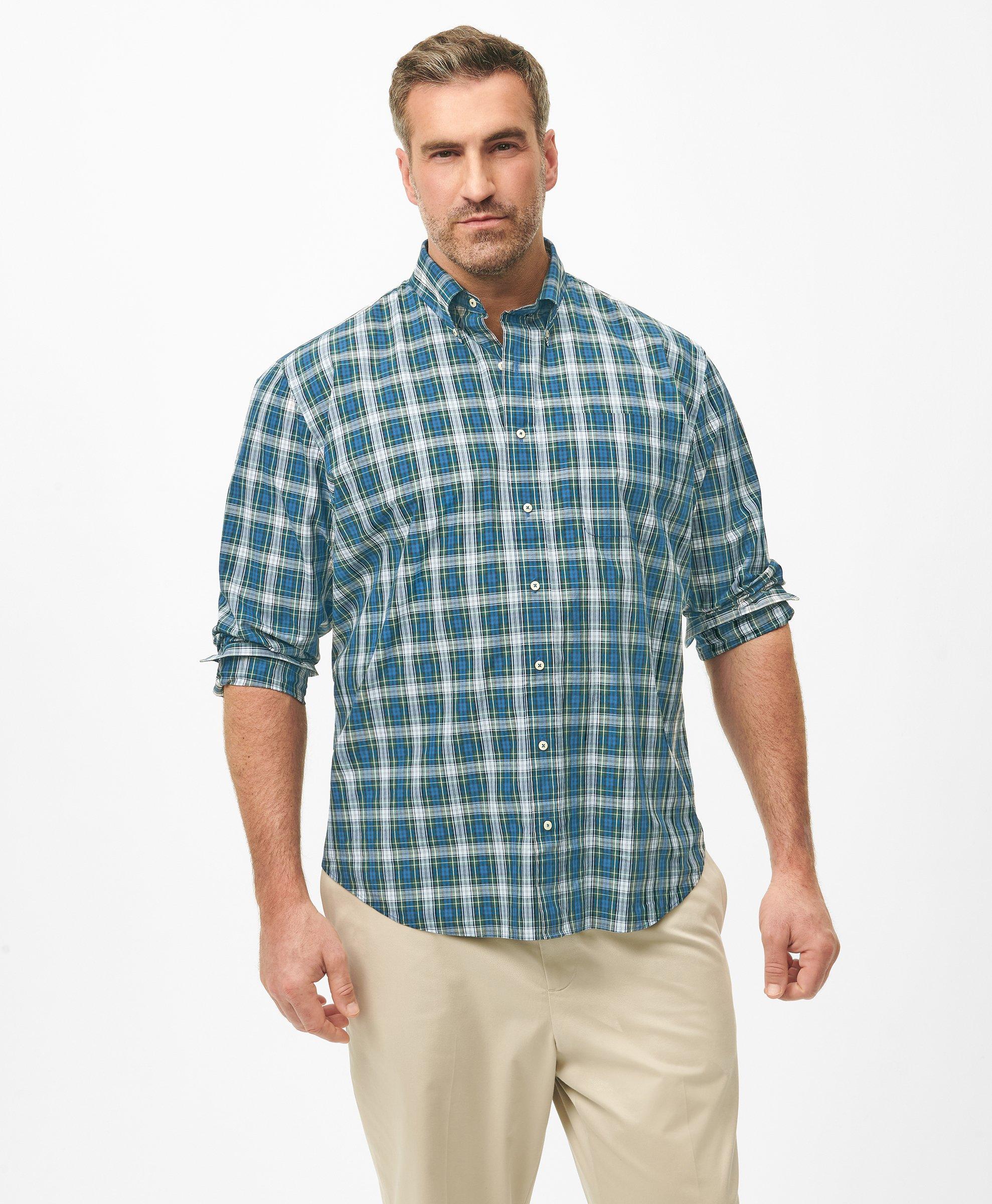 Big and Tall Plaid Shirts Brooks Brothers