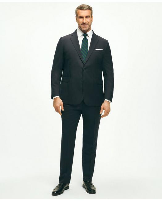 Brooks Brothers Big & Tall Stretch Wool Two-button 1818 Suit | Navy | Size 54 Regular
