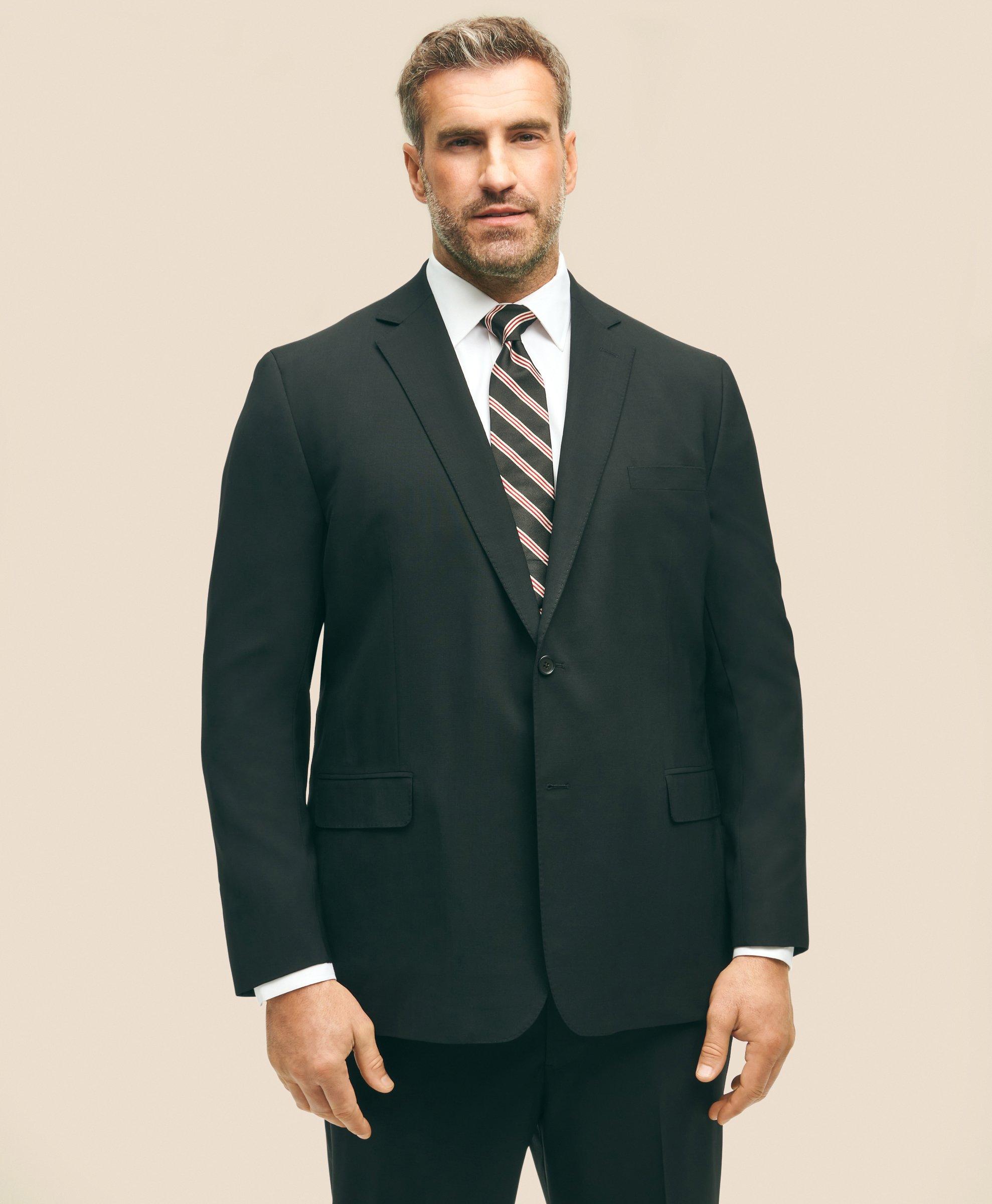 Brooks Brothers Explorer Collection Big & Tall Suit Jacket In Black