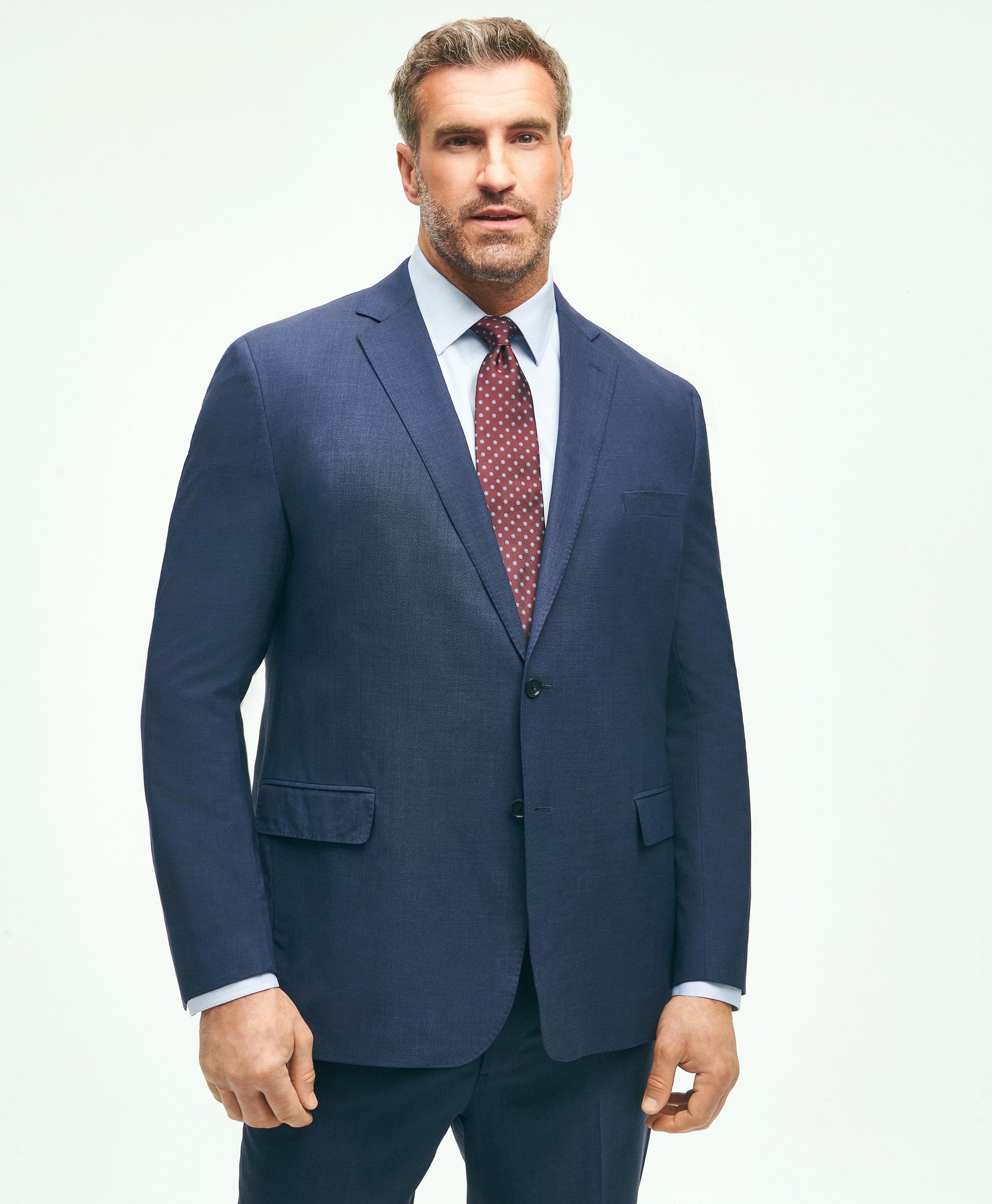 Brooks Brothers Explorer Collection Big & Tall Suit Jacket | Navy | Size 50 Xlong