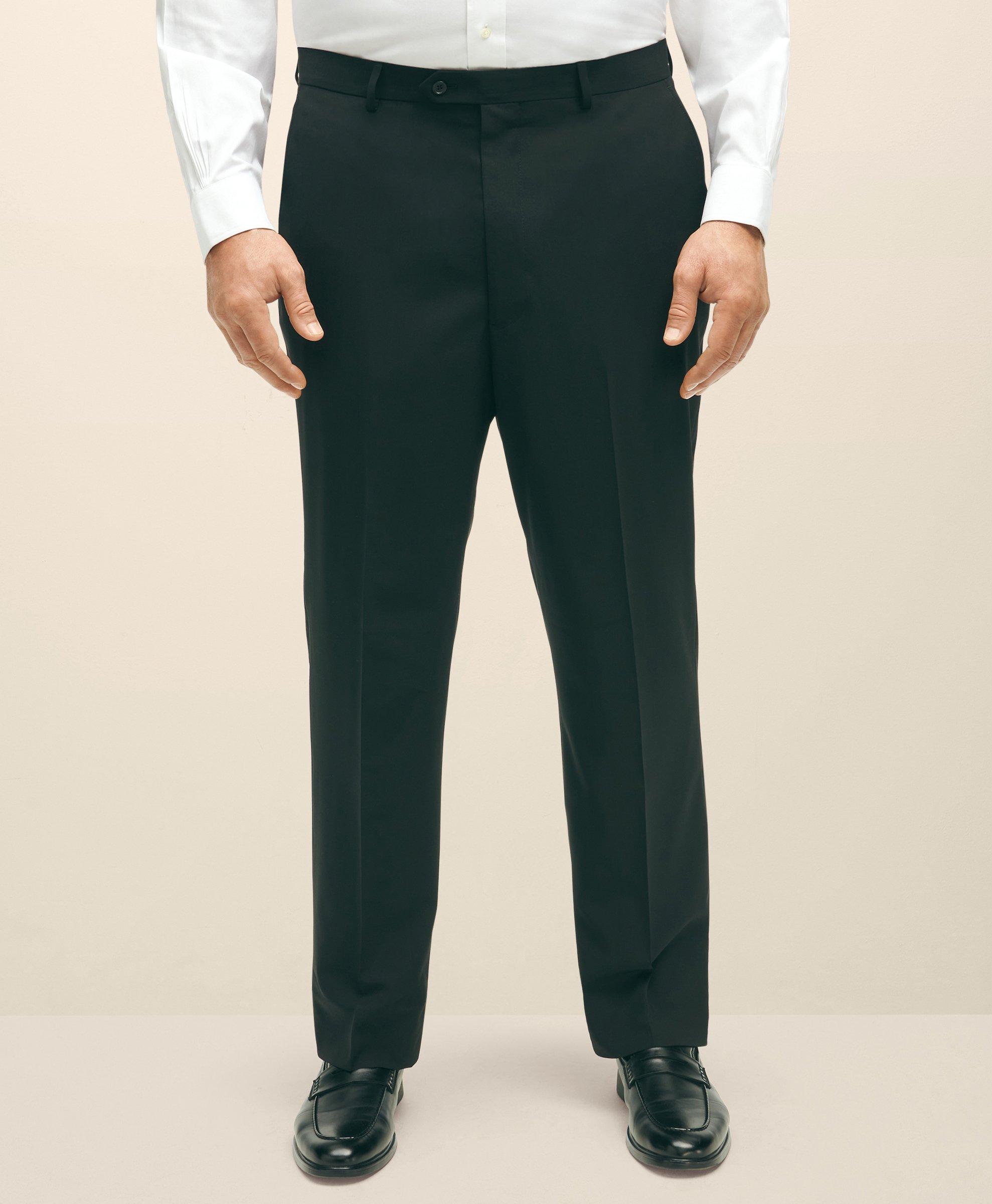 Brooks Brothers Explorer Collection Big & Tall Suit Pant In Black