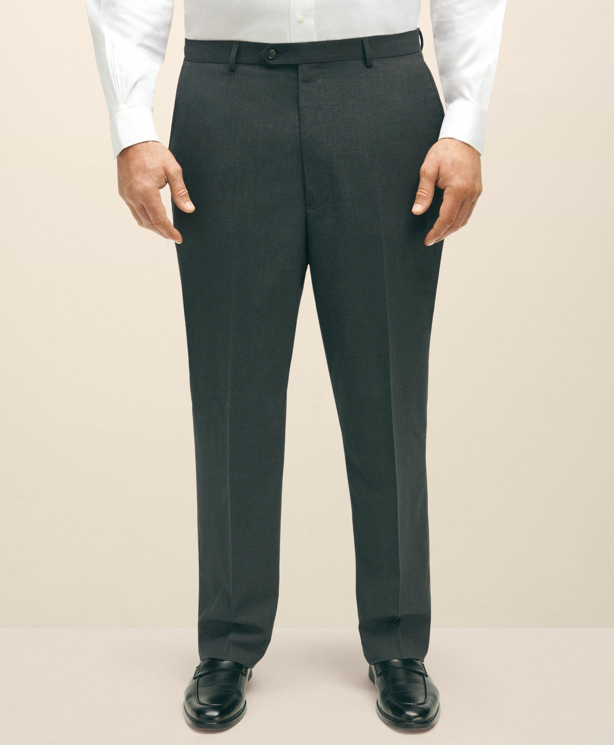 Brooks Brothers Explorer Collection Big & Tall Suit Pant In Grey