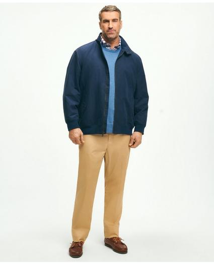 Big & Tall Harrington Jacket in Cotton Blend