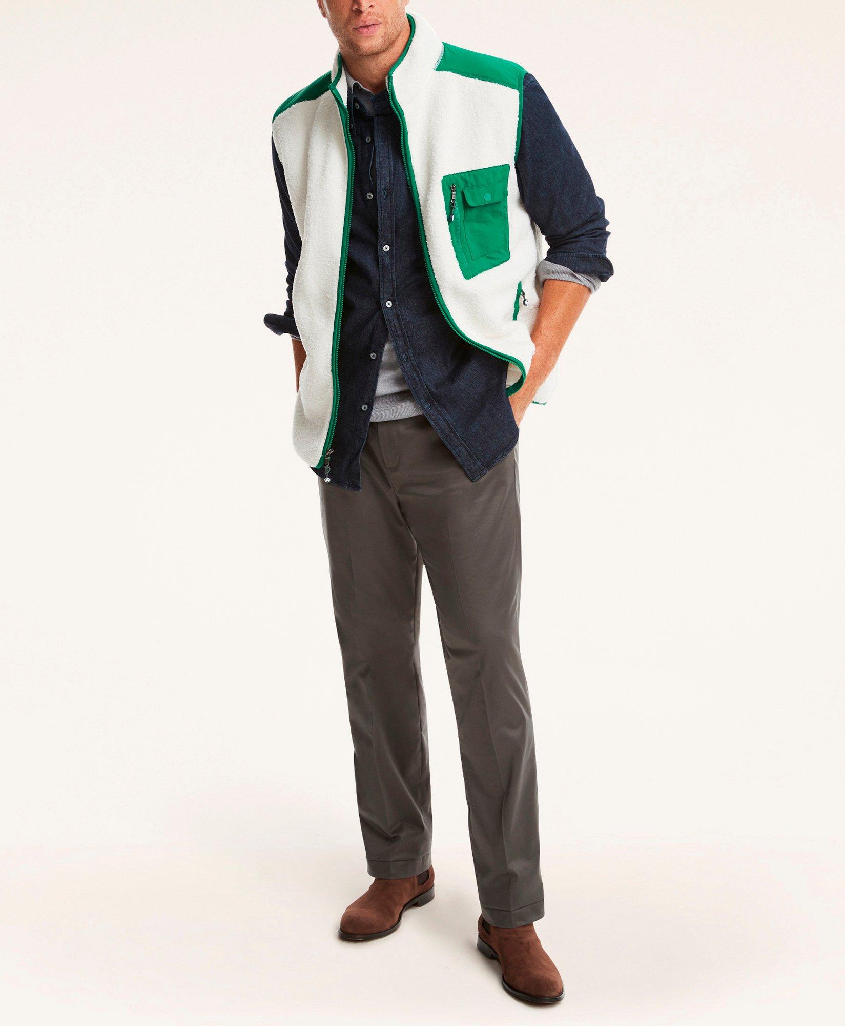 Navy Padded Zip Vest