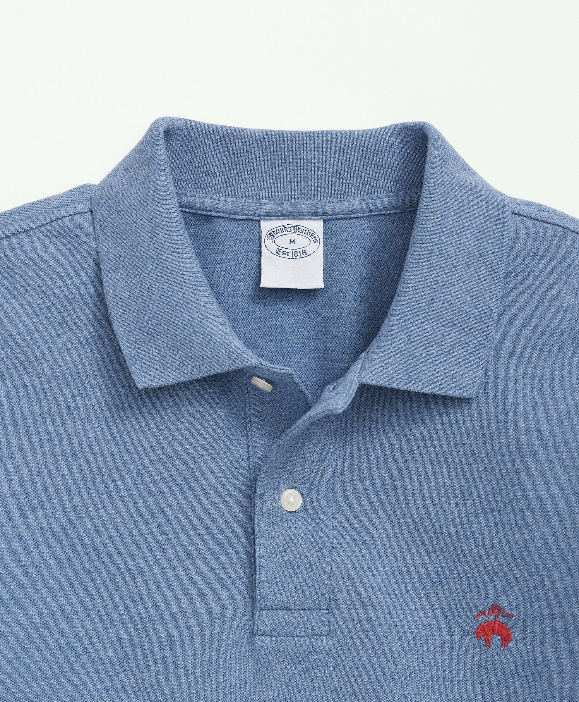 Golden Fleece Big & Tall Stretch Supima Long-Sleeve Polo Shirt