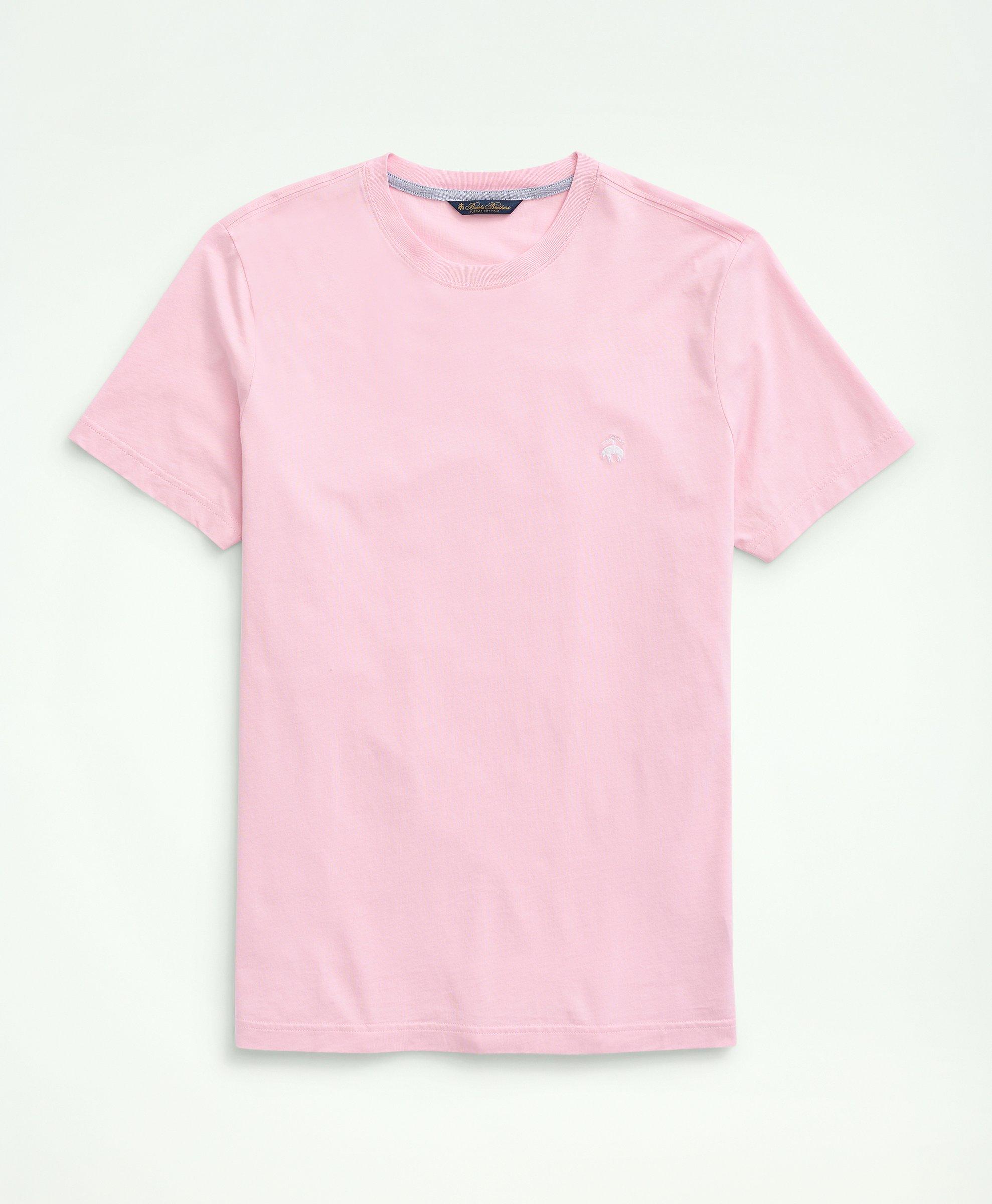 Brooks Brothers Big & Tall Supima Cotton T-shirt | Pink Heather | Size 2x Tall
