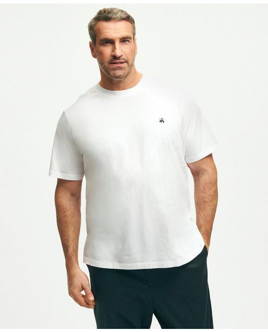 Brooks Brothers Big & Tall Supima Cotton T-shirt | White | Size 3x Tall